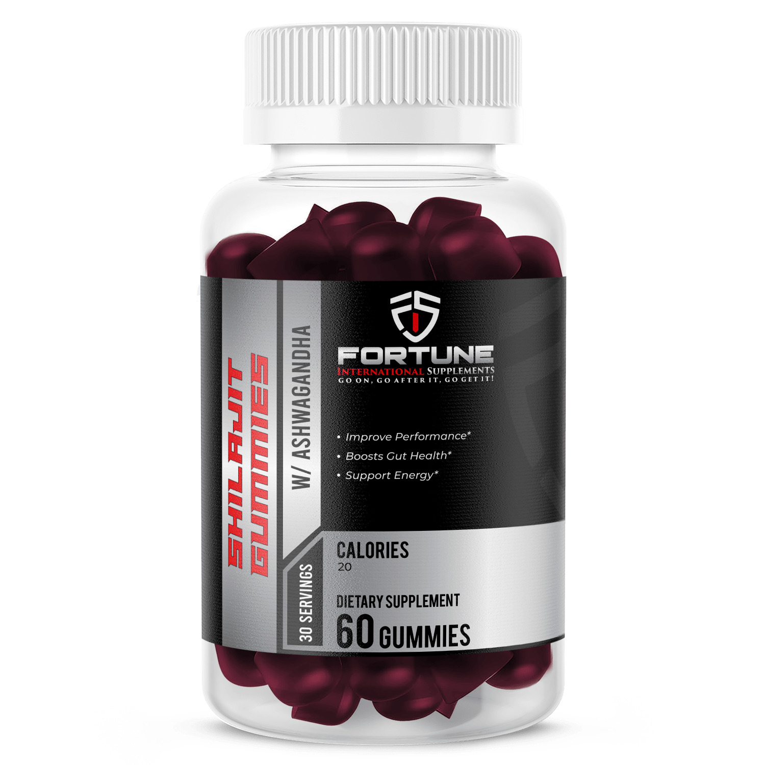 Premium Shilajit Gummies w/Ashwagandha